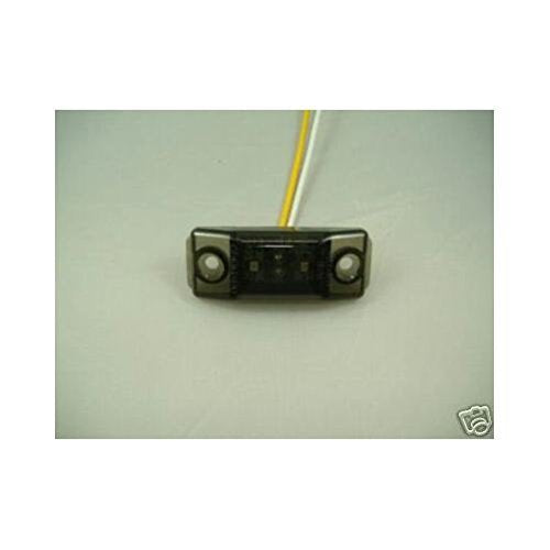 Command Electronics Amber LED 2.5" RV Truck Trailer Side Marker Clearance Light/Smoked Lens